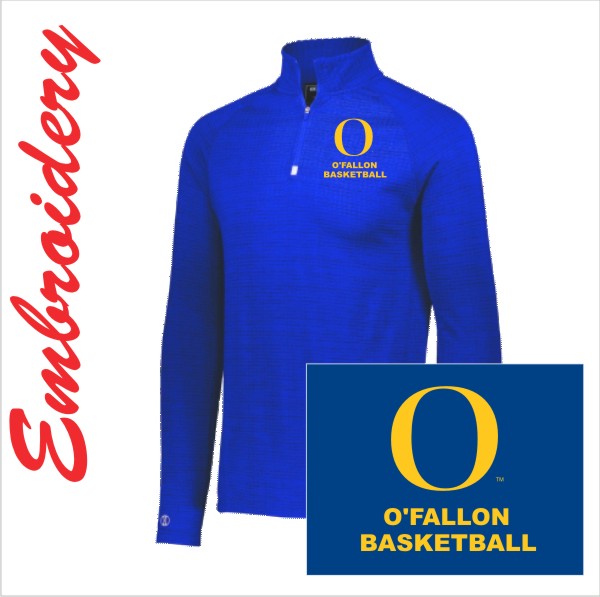 15 Holloway 222553 3D Regulate 1/4 Zip Pullover with Left Chest Embroidery