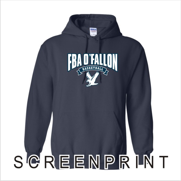 02 Gildan G185 Hoody with Front Print