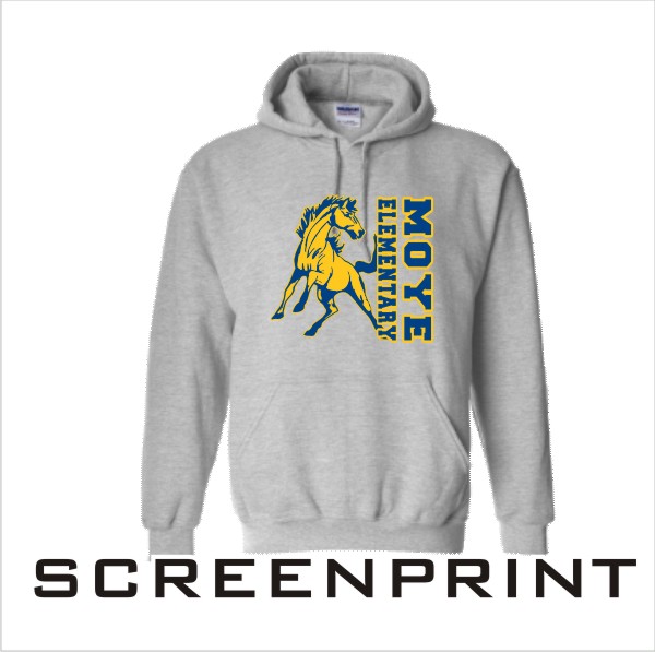 06 Gildan G185 Hoodie w Front Print