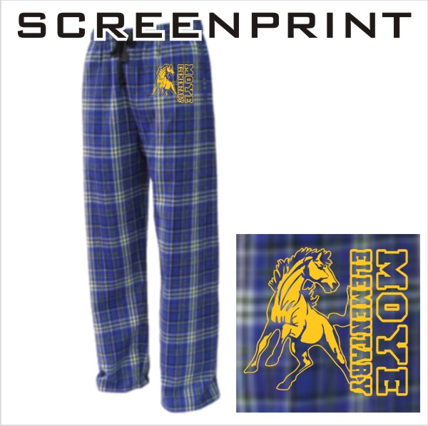 09 Pennant FLNP Royal/White Flannel Pants