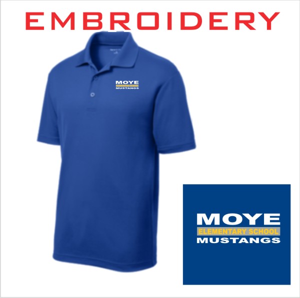 13 Sport Tek YST640 Youth SS Wick Polo with Left Chest Embroidery