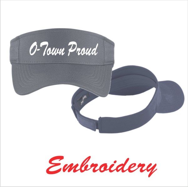 14 Sport Tek STC27 Posicharge Racer Mesh Visor with Embroidery