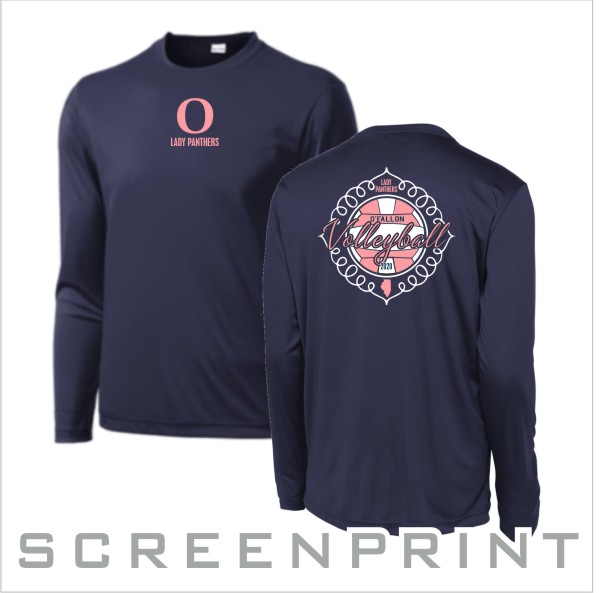 06 Sport Tek ST350LS True Navy LS Posicharge Competitor Tee