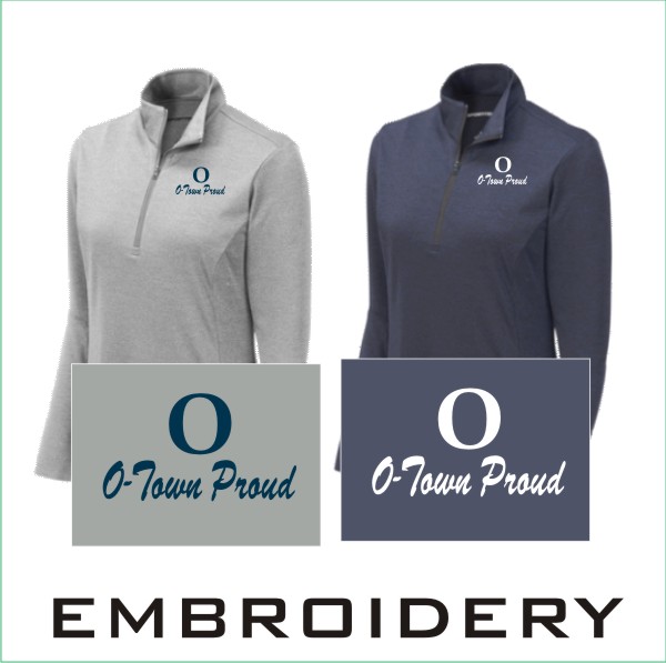 07 Sport Tek Ladies LST469 Endeavor 1/4 Zip Pullover with Left Chest Embroidery