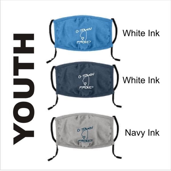 16 YDTMSK02 District YOUTH Facemask with 1 Color Print -CLICK TO SEE PRICING
