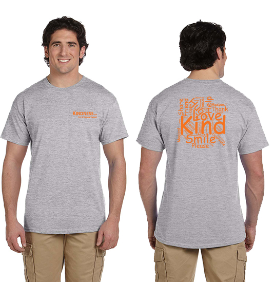 Adult KINDNESS T-shirt - Sport Grey