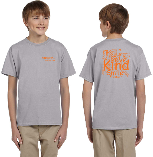 YOUTH KINDNESS T-shirt - Sport Grey