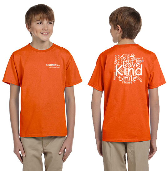 YOUTH KINDNESS T-shirt - Orange