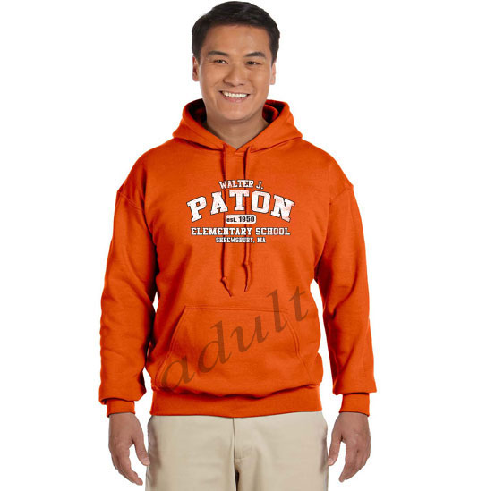 ADULT Unisex Hooded Sweatshirt - Orange