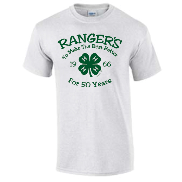 Ash Tshirt with 50 Year Logo