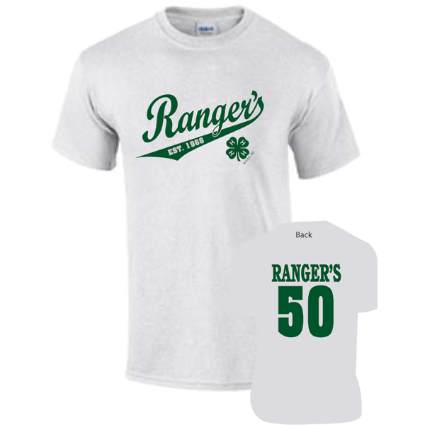 Ash T- Baseball/ 50 back