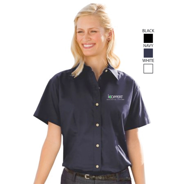 Ladies Twill Short Sleeve Shirt