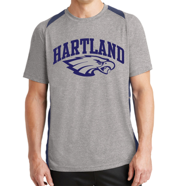Polyester Colorblock Tshirt