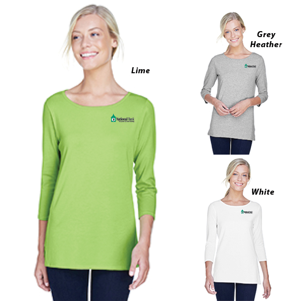 Devon & Jones Ladies' Perfect Fit Ballet Bracelet-Length Knit Top