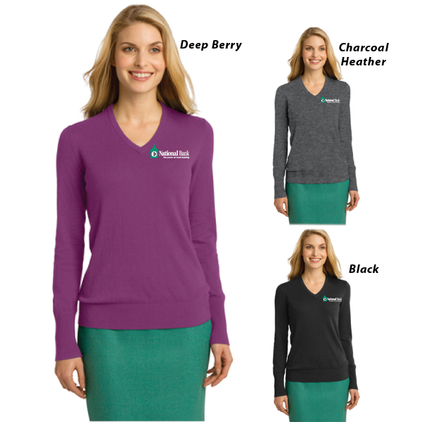 Port Authority Ladies V-Neck Sweater