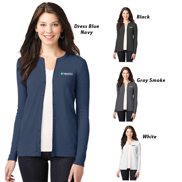 Port Authority Ladies Concept Stretch Button-Front Cardigan
