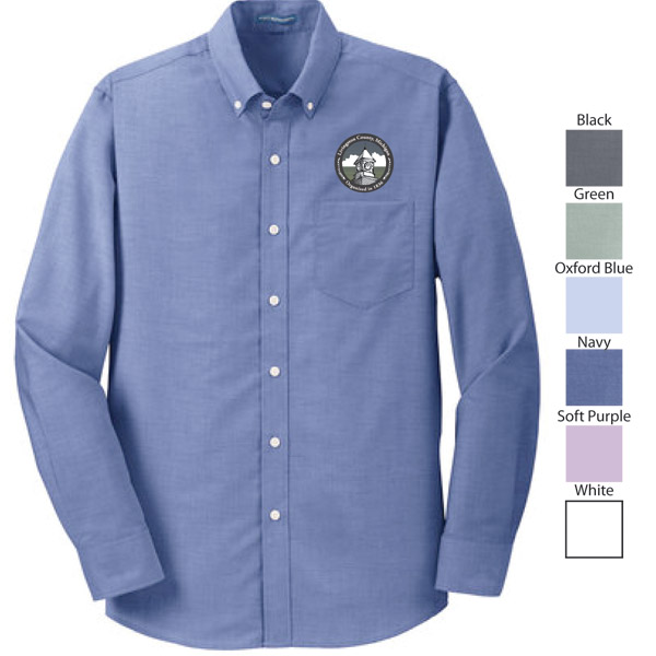 Mens Oxford Shirt -Embroidered logo