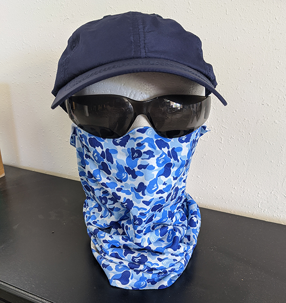 Gaiter Blue Camo 10 inch