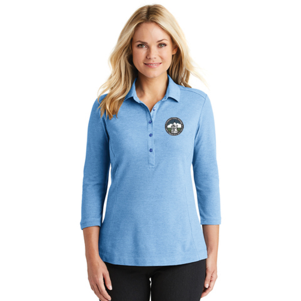Ladies Port Authority Coastal Cotton Blend Polo Shirt - Embroidered logo