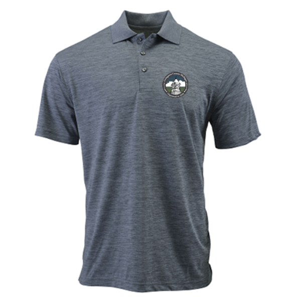 Mens Paragon Striated Heather Polo -Embroidered logo