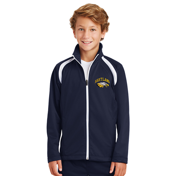 Youth Track Jacket - Embroidered