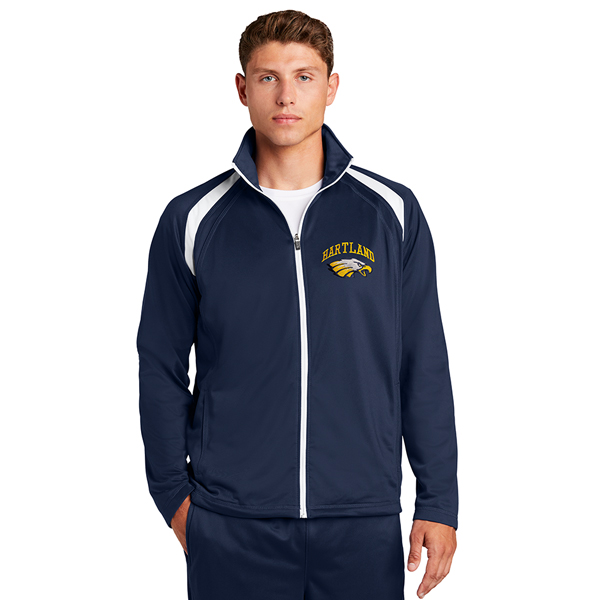 Mens Track Jacket - Embroidered