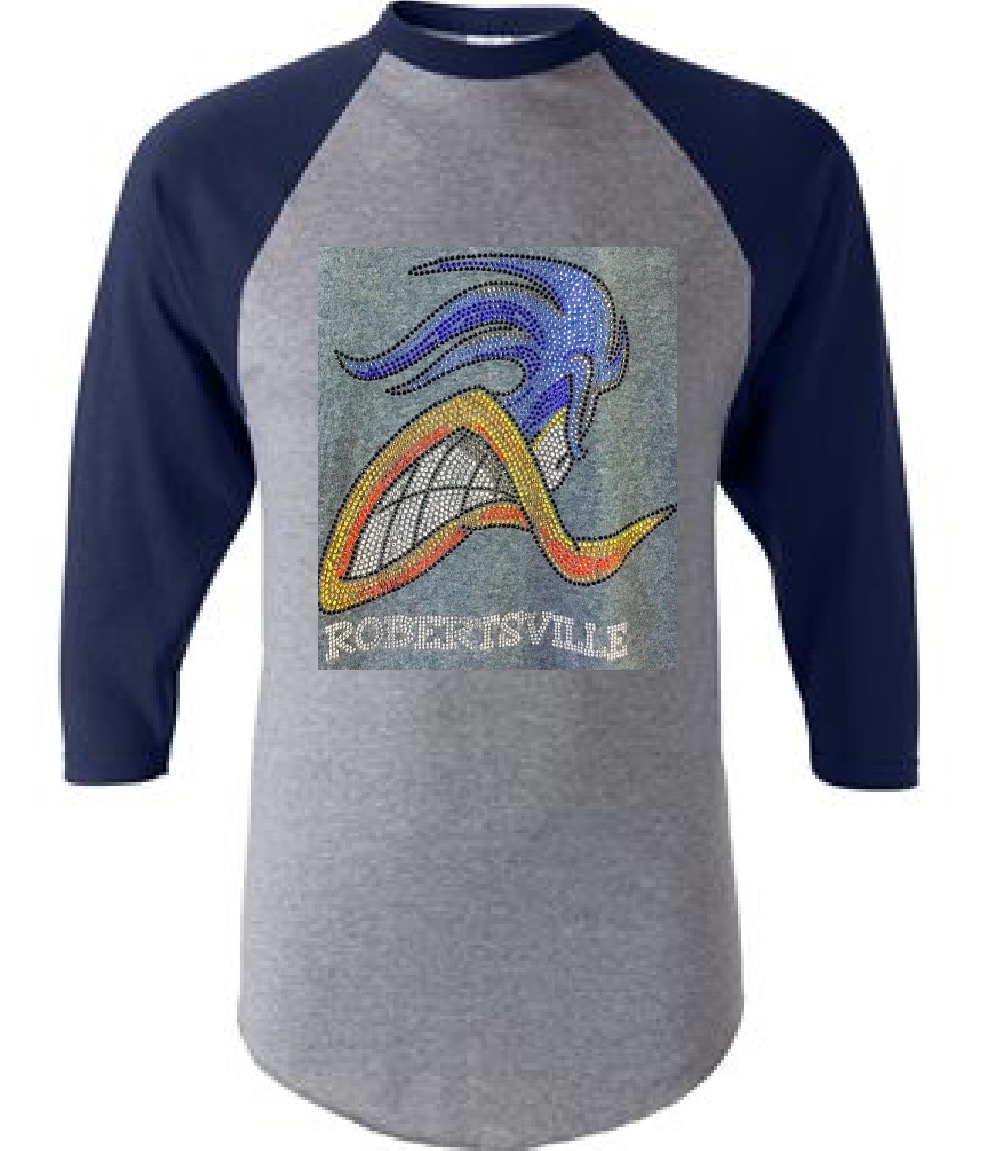 Bling baseball shirt -421