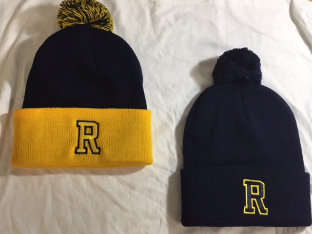 Winter embroidered Pom Pom hat