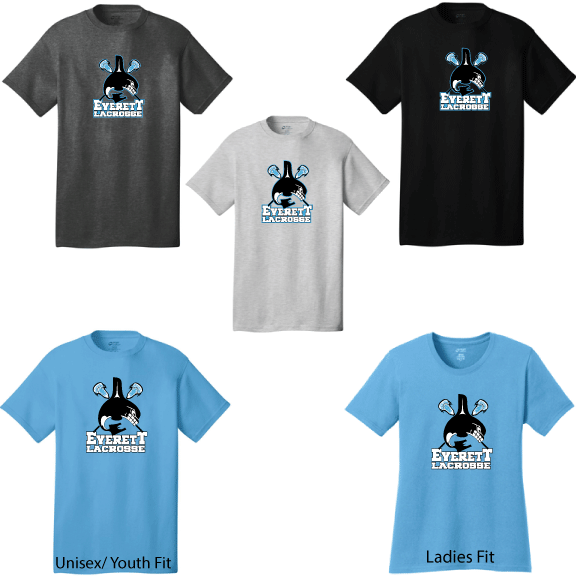 17 Everett Lacrosse Logo T-Shirt