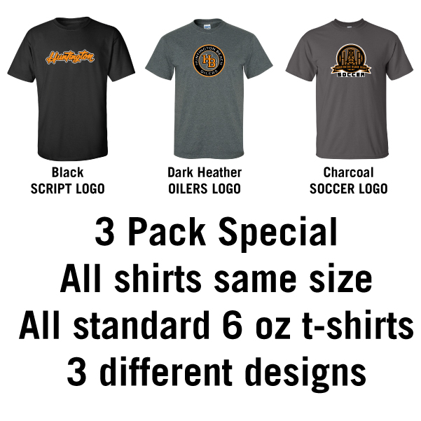 A1. 3 PACK OF T-SHIRTS SPECIAL