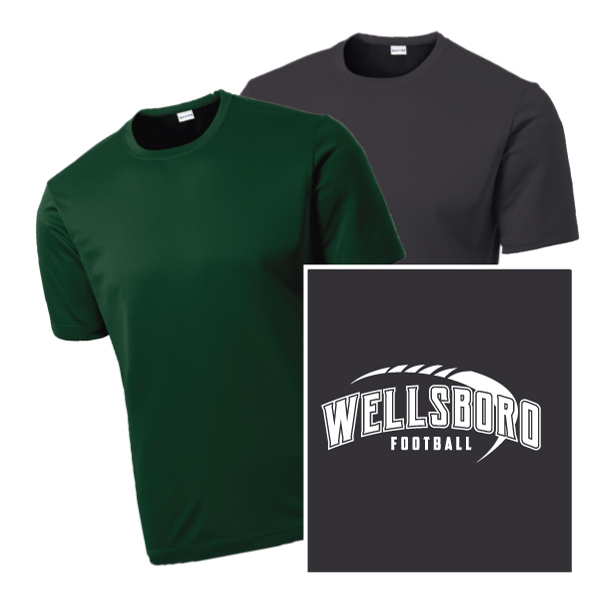 D4) 100% Polyester Moisture Management T-Shirt