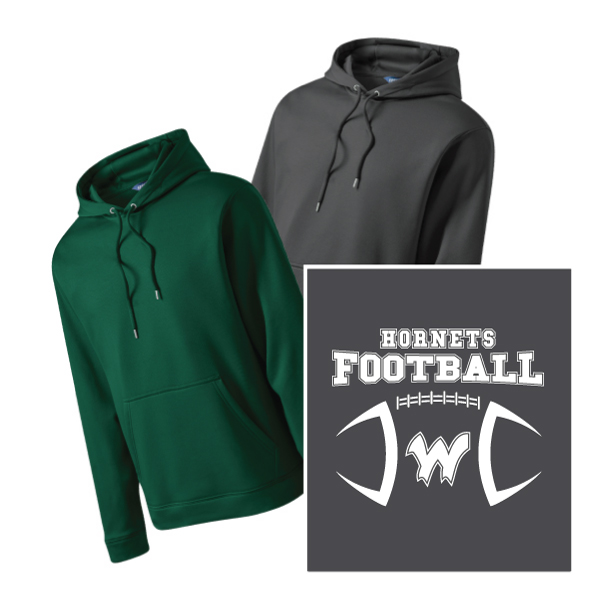 F5) 100% Polyester Moisture Management Hoody