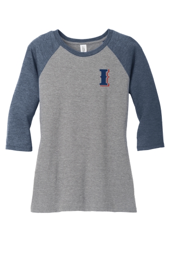 Ladies Baseball 3/4 Length Shirt