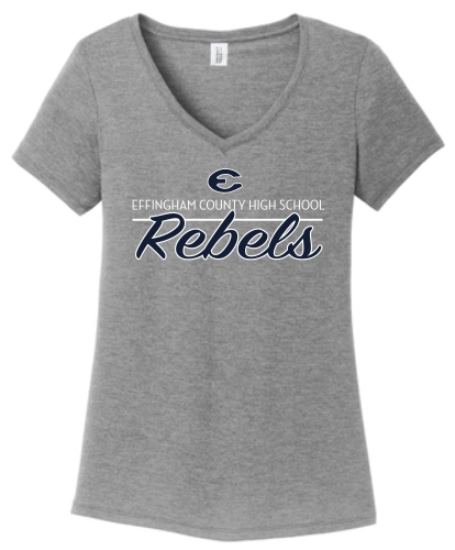 Tri-Blend Ladies Vneck tee