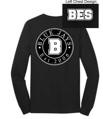 2019-20 Black Long Sleeve Tee