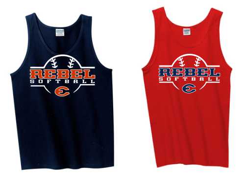 Cotton Tank - Softball Logo