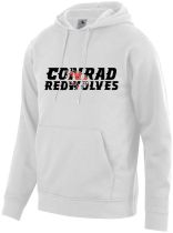 Augusta Adult White Hooded Sweatshirt 