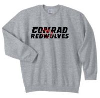 Gildan Adult Crewneck Heather Grey Sweatshirt