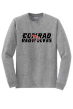 Gildan Adult DryBlend Heather Grey Long Sleeve T-Shirt