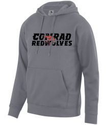 Augusta Adult Graphite Hooded Sweatshirt