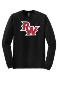 Gildan Adult "RW" DryBlend Black Long Sleeve T-Shirt