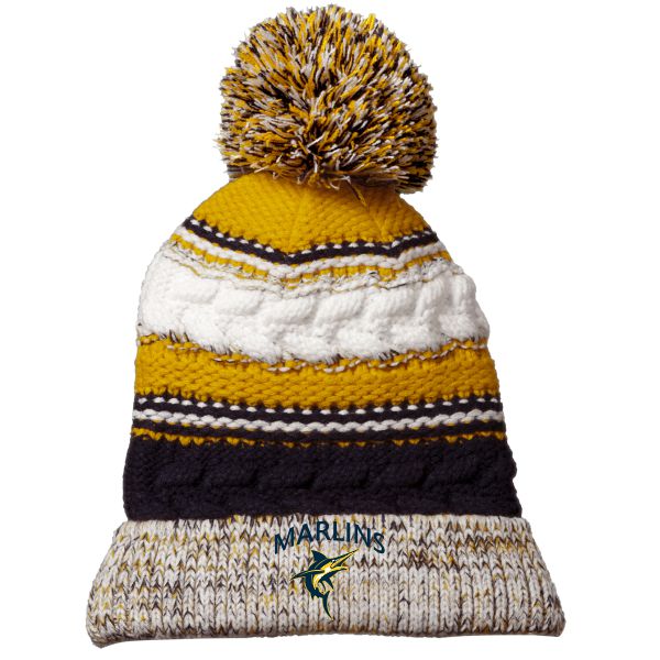 Q- Fanwear Knit Pom Pom Hat 