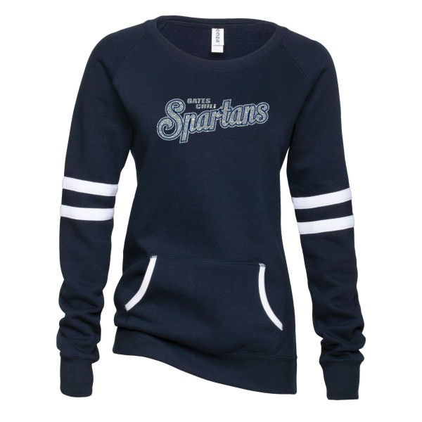 H. Glitter Varsity Fleece Crewneck