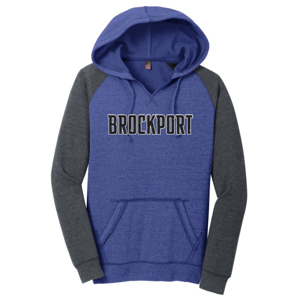 R- Lds Glitter V-Neck Hoodie