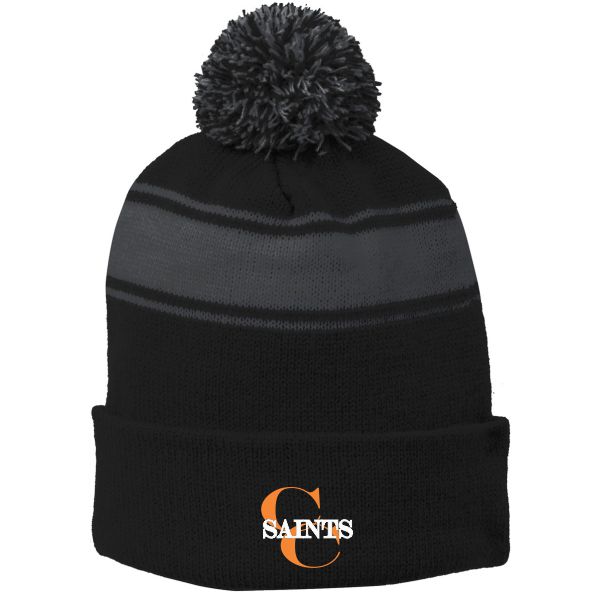 P- Pom Pom Knit Hat