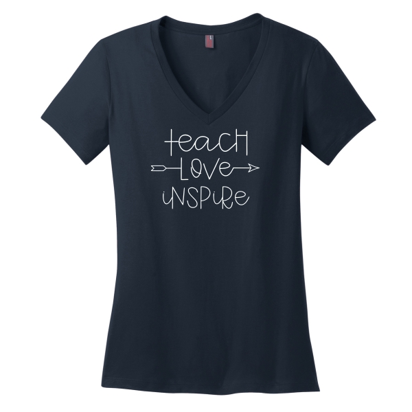 B. S/S Ladies V-Neck Logo #2