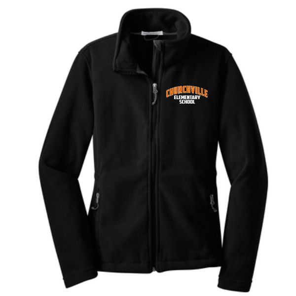 K. Full Zip Ladies Polar Fleece