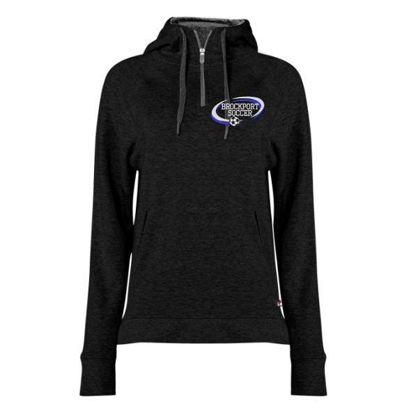 H. Ladies 1/4 Zip Fit Flex Pullover