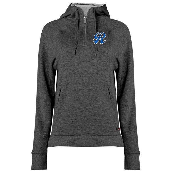 I- Ladies 1/4 Zip Hood