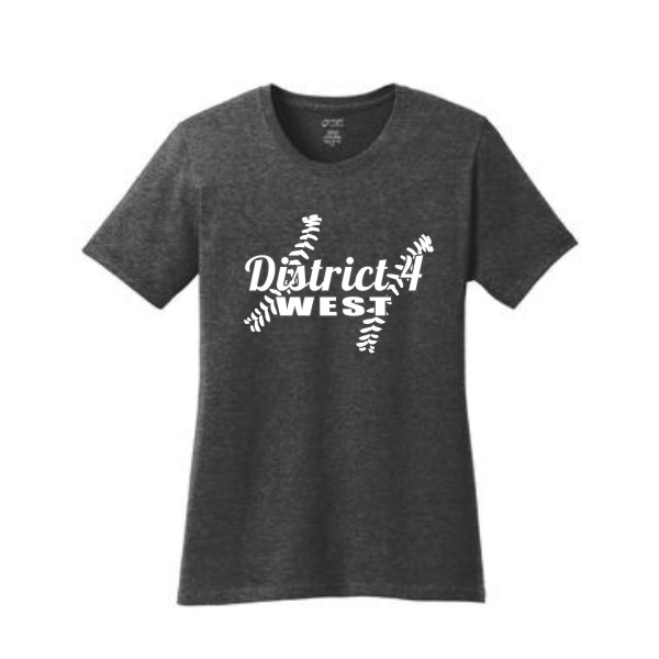 District 4 Ladies Cotton T-Shirt